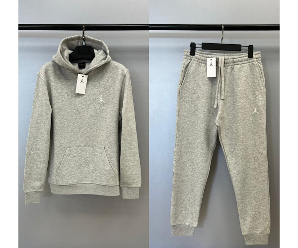 Мъжки спортен комплект Nike Sweatshirt + pants JORDAN Light Grey
